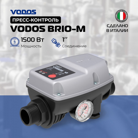 Пресс-контроль VODOS BRIO-M max.12A  1/N/PE ~230V 50-60Hz  IP65 